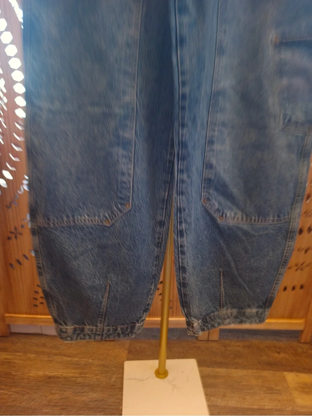 NWOT Free People Loren Carpenter Barrel Jeans - Picture 14 of 14